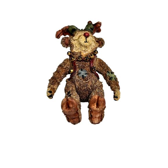 Boyds Bears Resin Ivy Mooselbeary Figurine Christmas Shoebox Bear - Picture 6 of 8